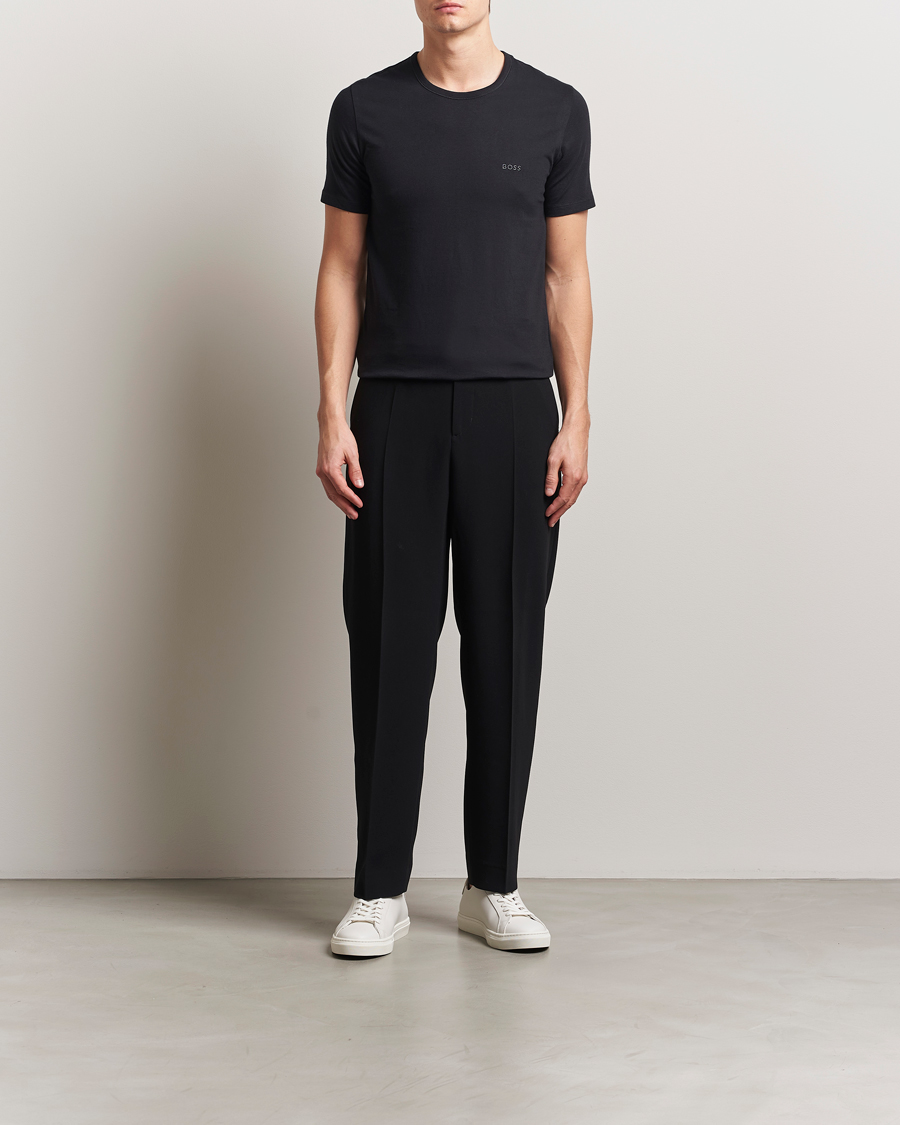 Men | T-Shirts | BOSS BLACK | 3-Pack Crew Neck T-Shirt Beige/Black/White
