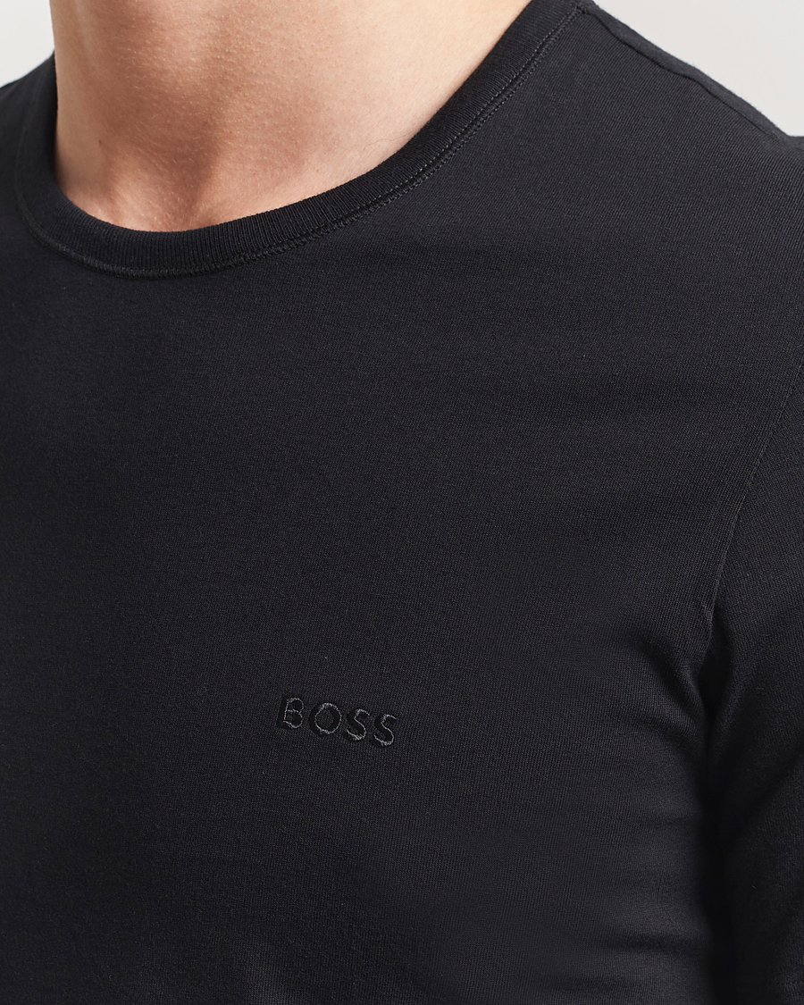 Men | T-Shirts | BOSS BLACK | 3-Pack Crew Neck T-Shirt Beige/Black/White