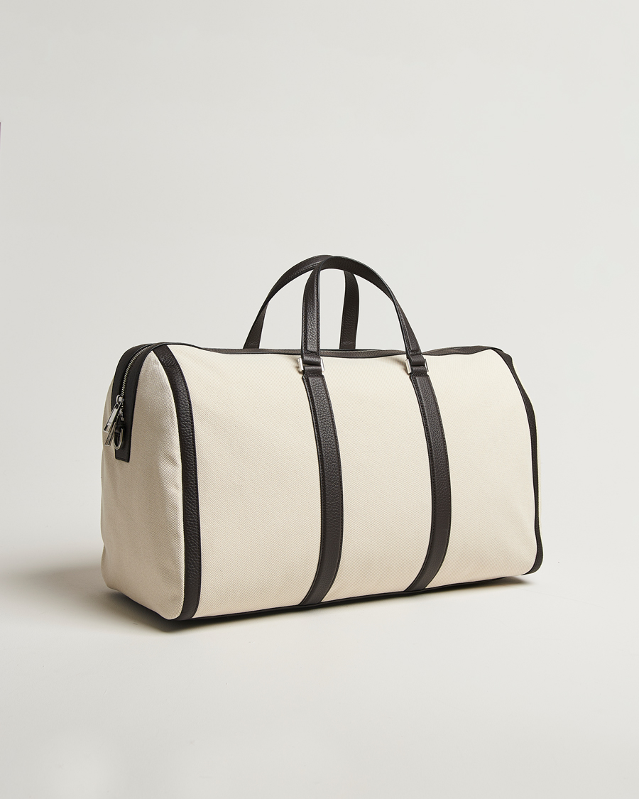 Men | Bags | BOSS BLACK | Canvas Holdall Natural