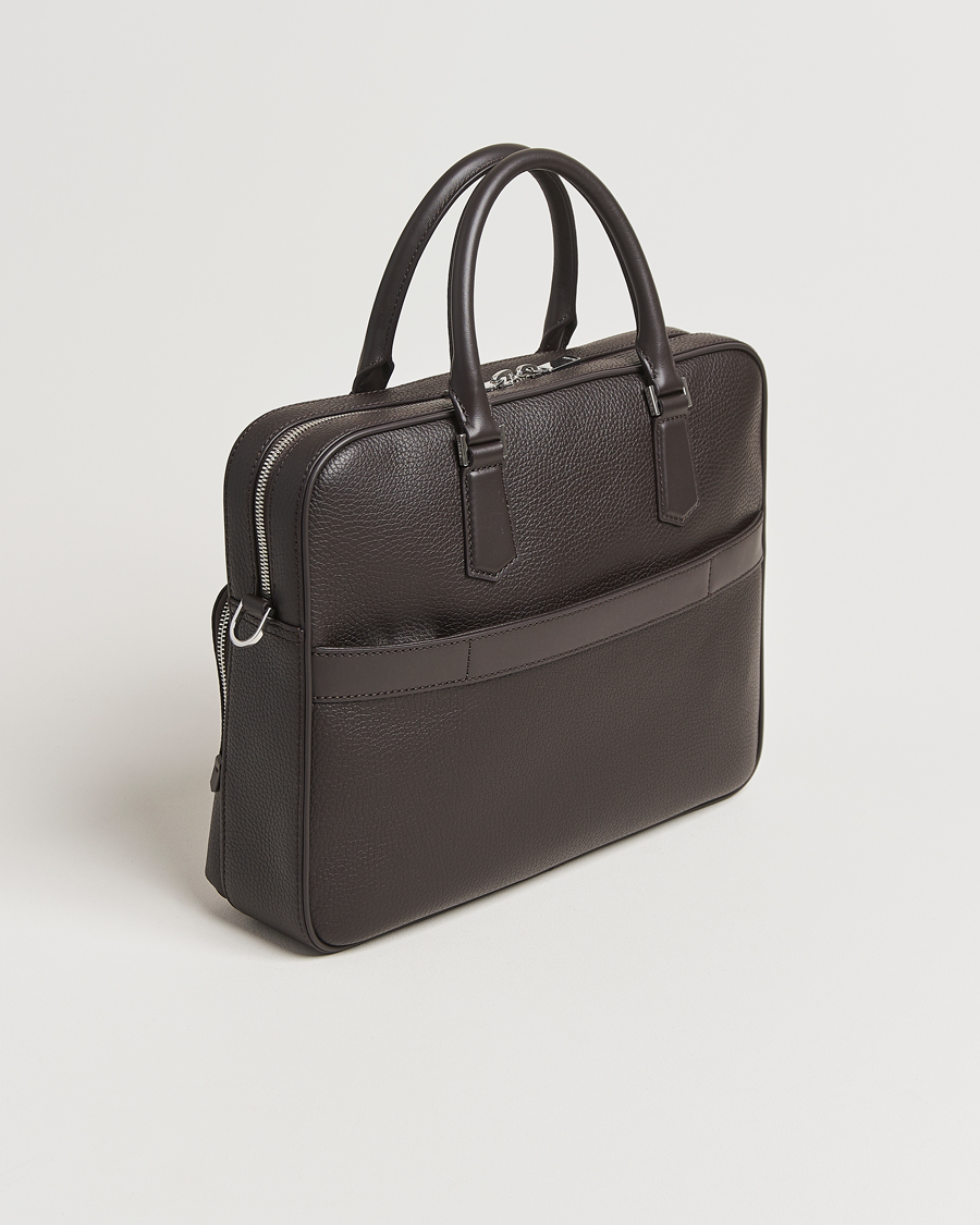 Men | Bags | BOSS BLACK | Crosstown Document Case Dark Brown