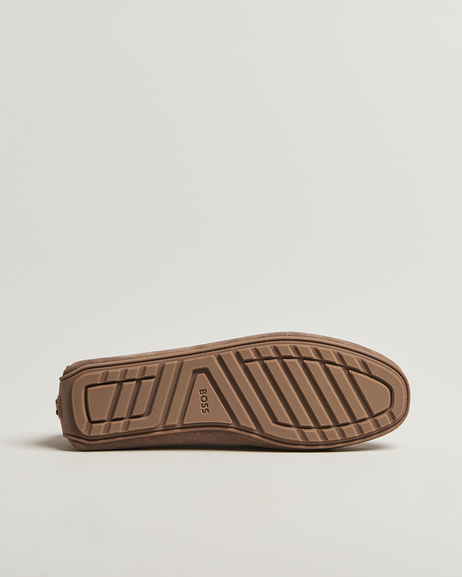 Men | Loafers | BOSS BLACK | Noel Suede Moccasin Medium Beige