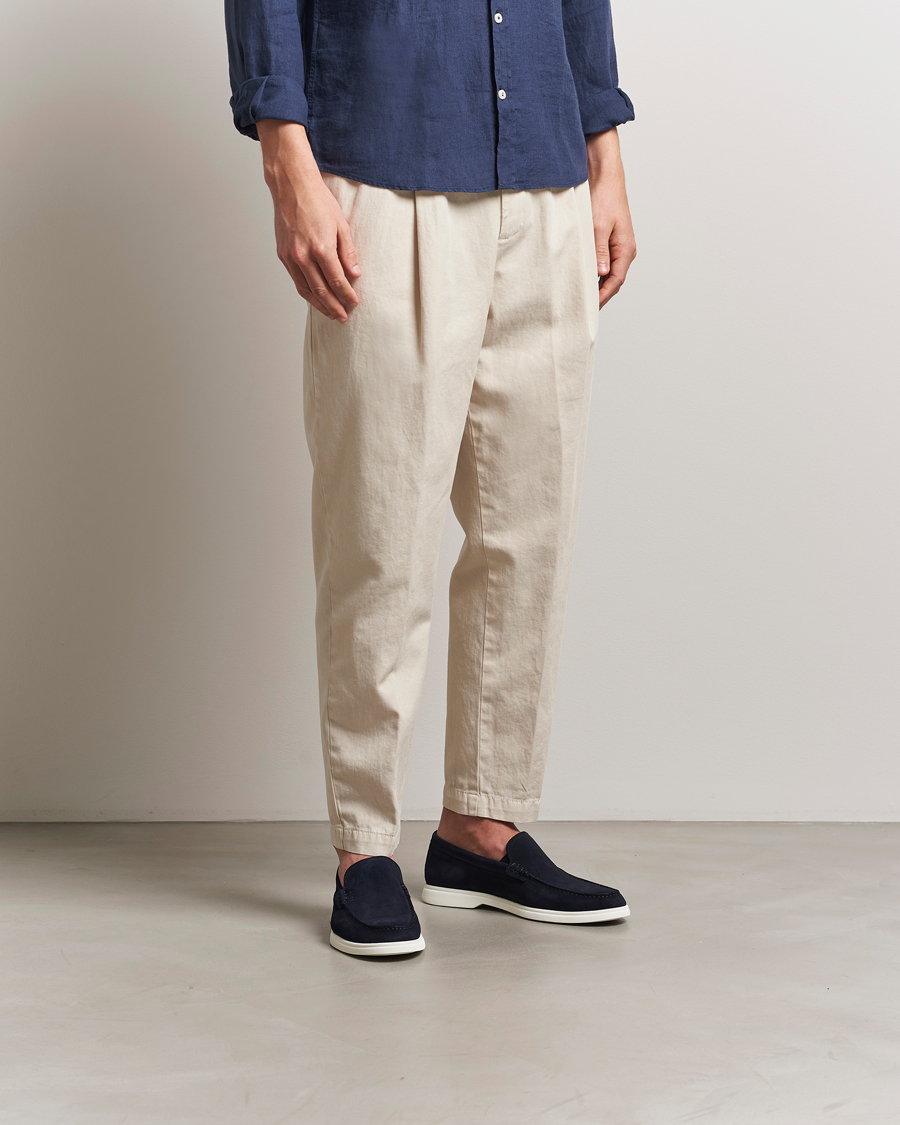 Men | Loafers | BOSS BLACK | Sienne Suede Loafer Dark Blue