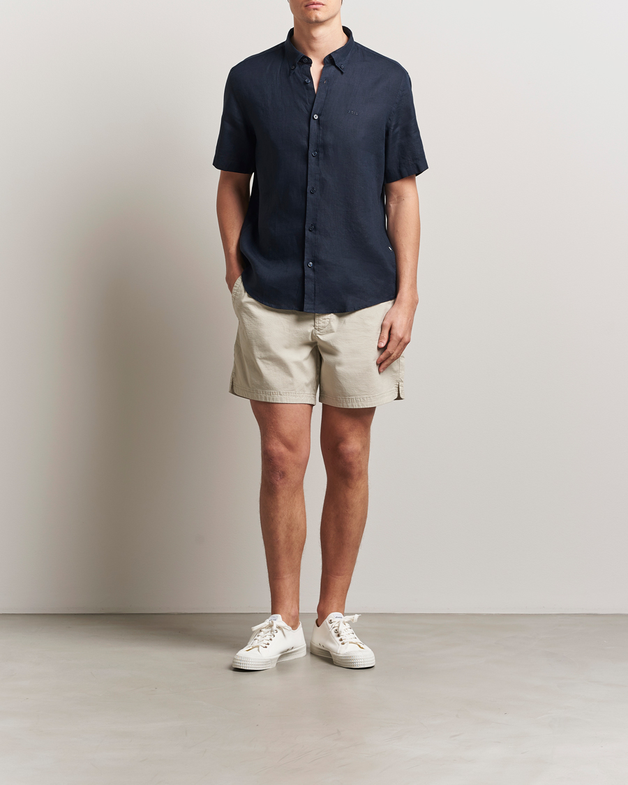 Men | Shorts | BOSS ORANGE | Sandrew Drawstring Shorts Light Beige