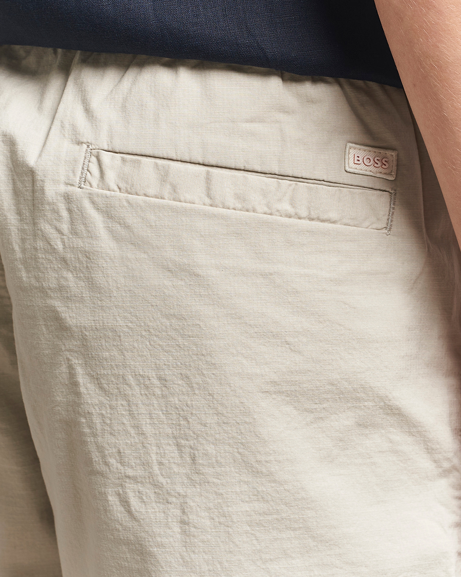 Men | Shorts | BOSS ORANGE | Sandrew Drawstring Shorts Light Beige