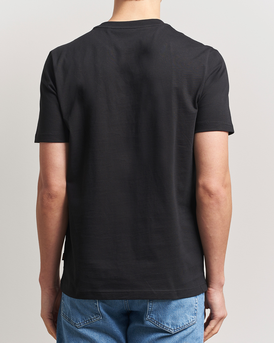 Men | T-Shirts | BOSS ORANGE | Dunetrace Printed Crew Neck T-Shirt Black