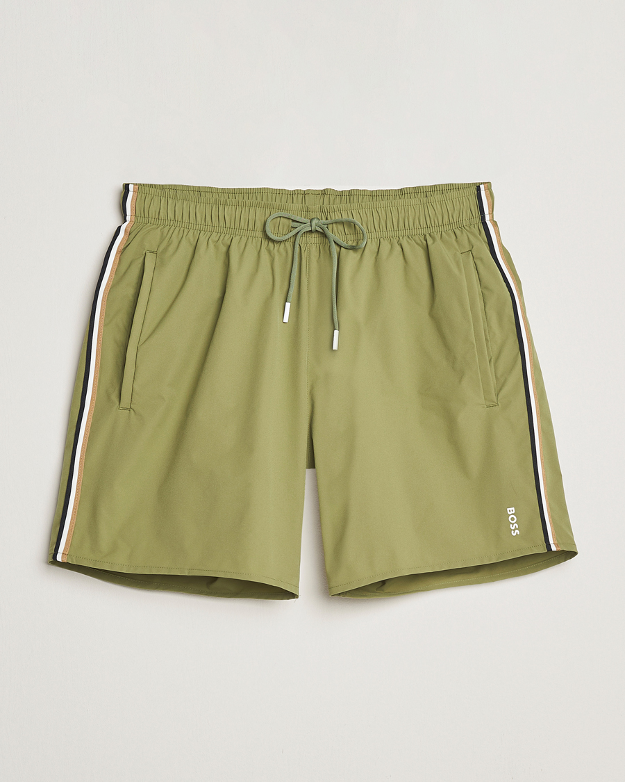 Men | Swimwear | BOSS BLACK | Iconic Swimshort Medium Green