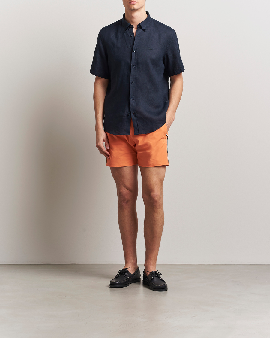 Men | Swimwear | BOSS BLACK | Iconic Swimshort Bright Orange