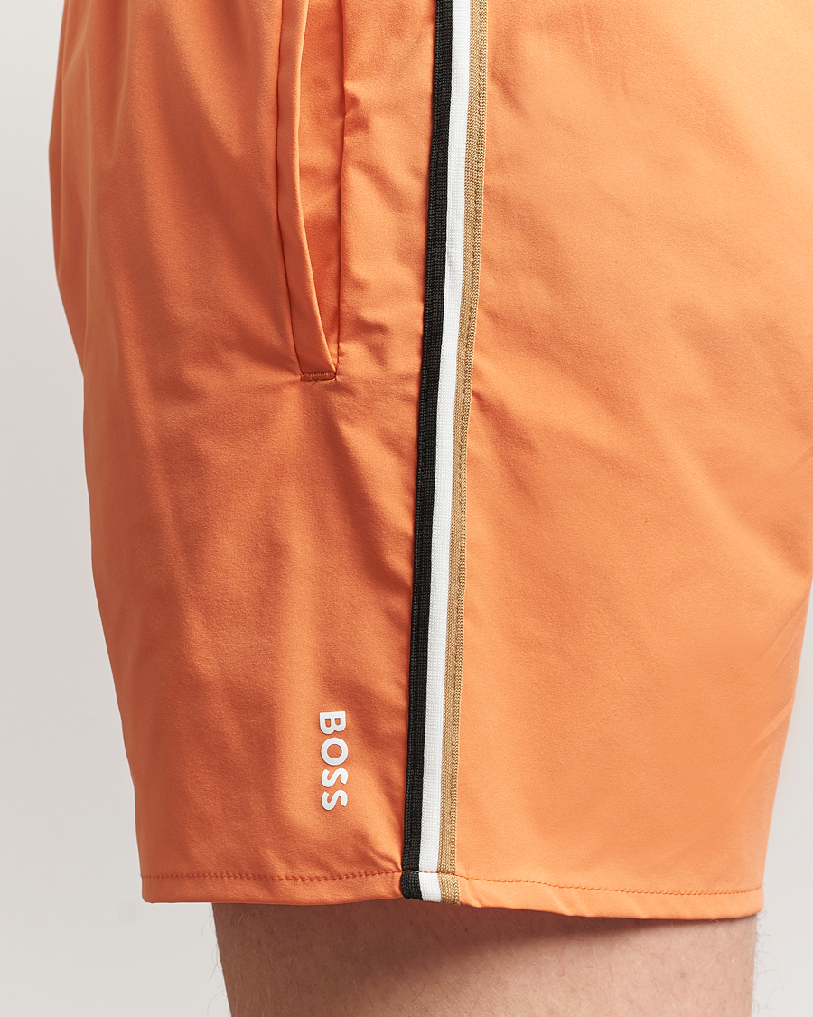 Men | Swimwear | BOSS BLACK | Iconic Swimshort Bright Orange