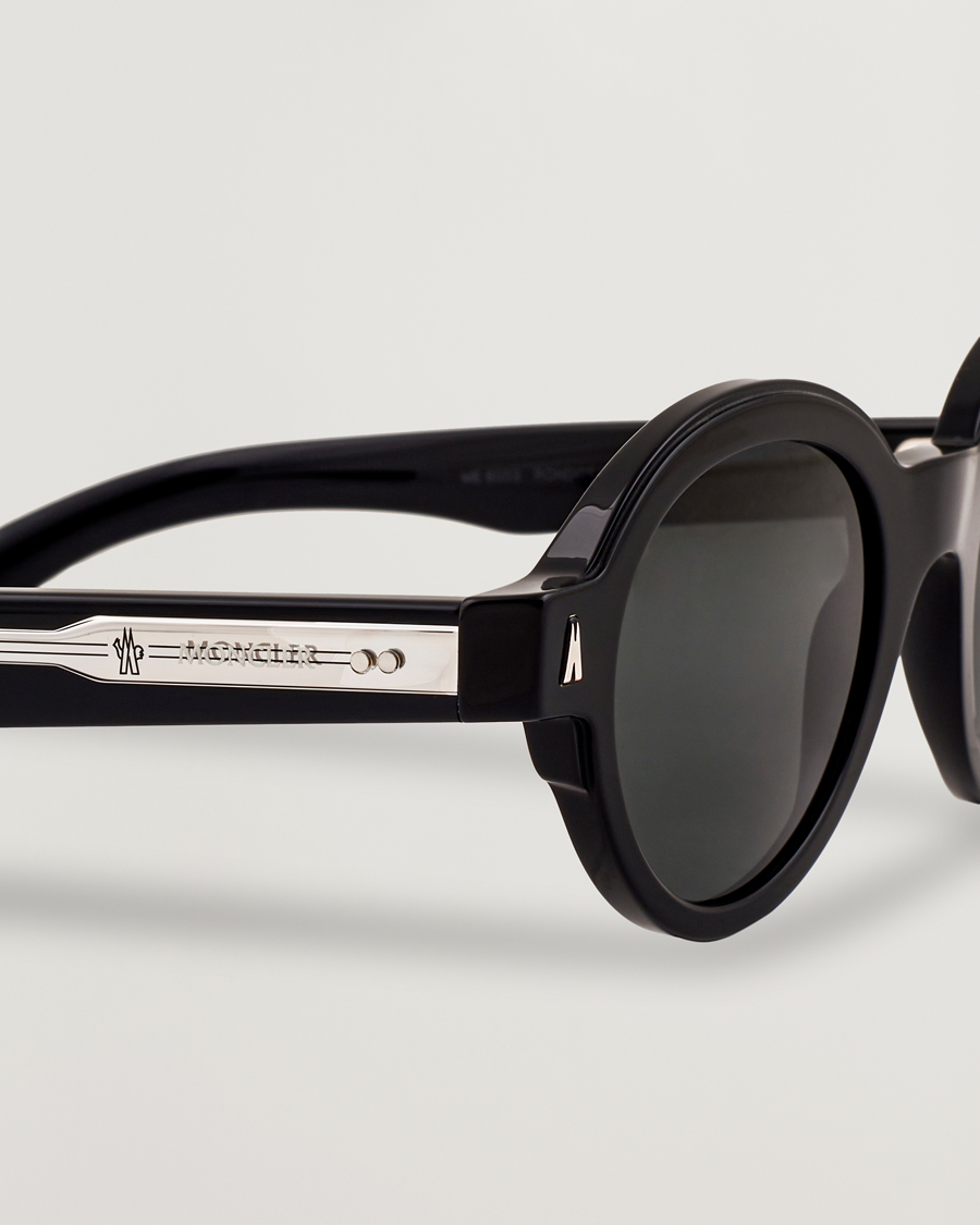 Men | Sunglasses | Moncler Lunettes | Rondosa Sunglasses Shiny Black