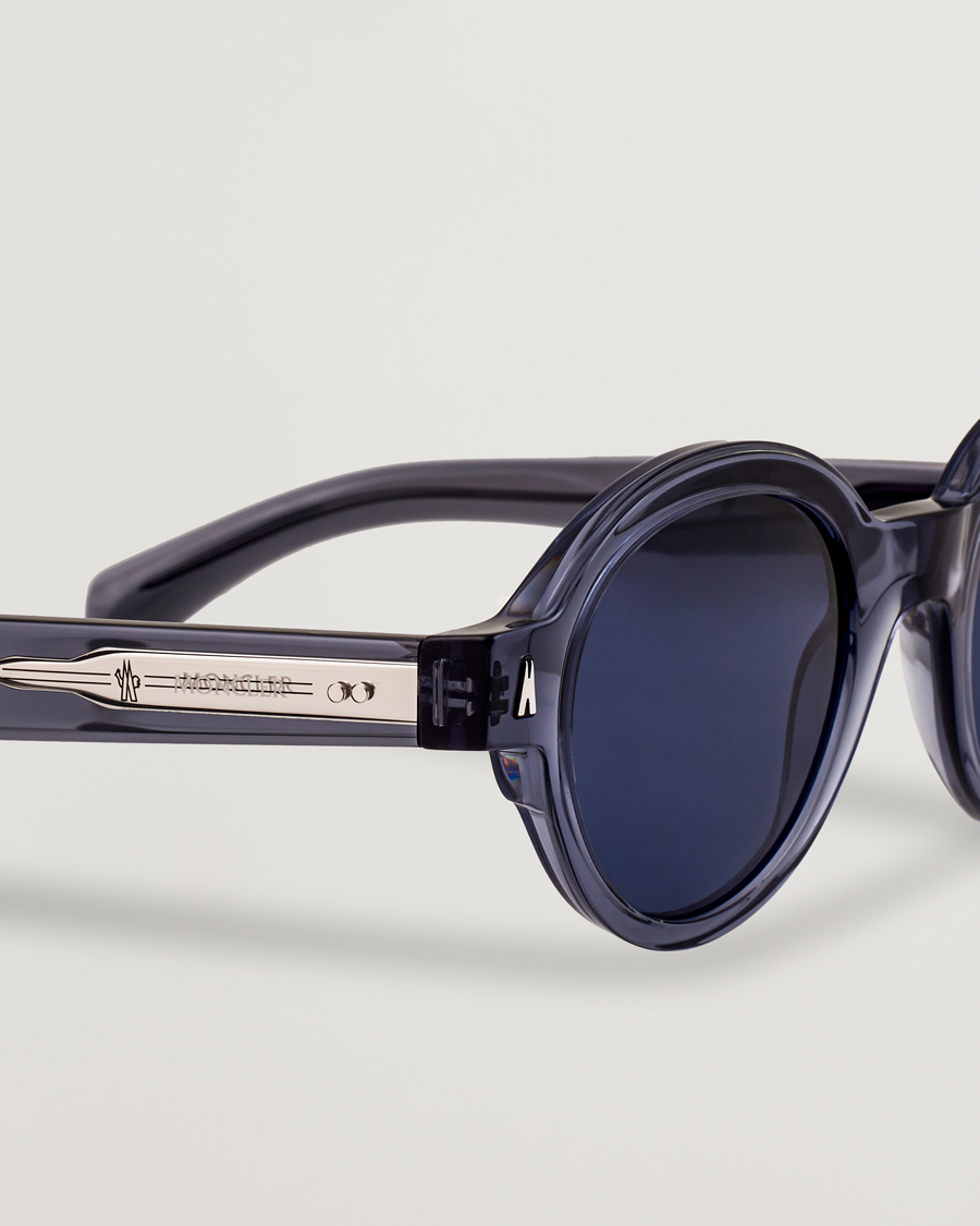 Men | Sunglasses | Moncler Lunettes | Rondosa Sunglasses Shiny Blue