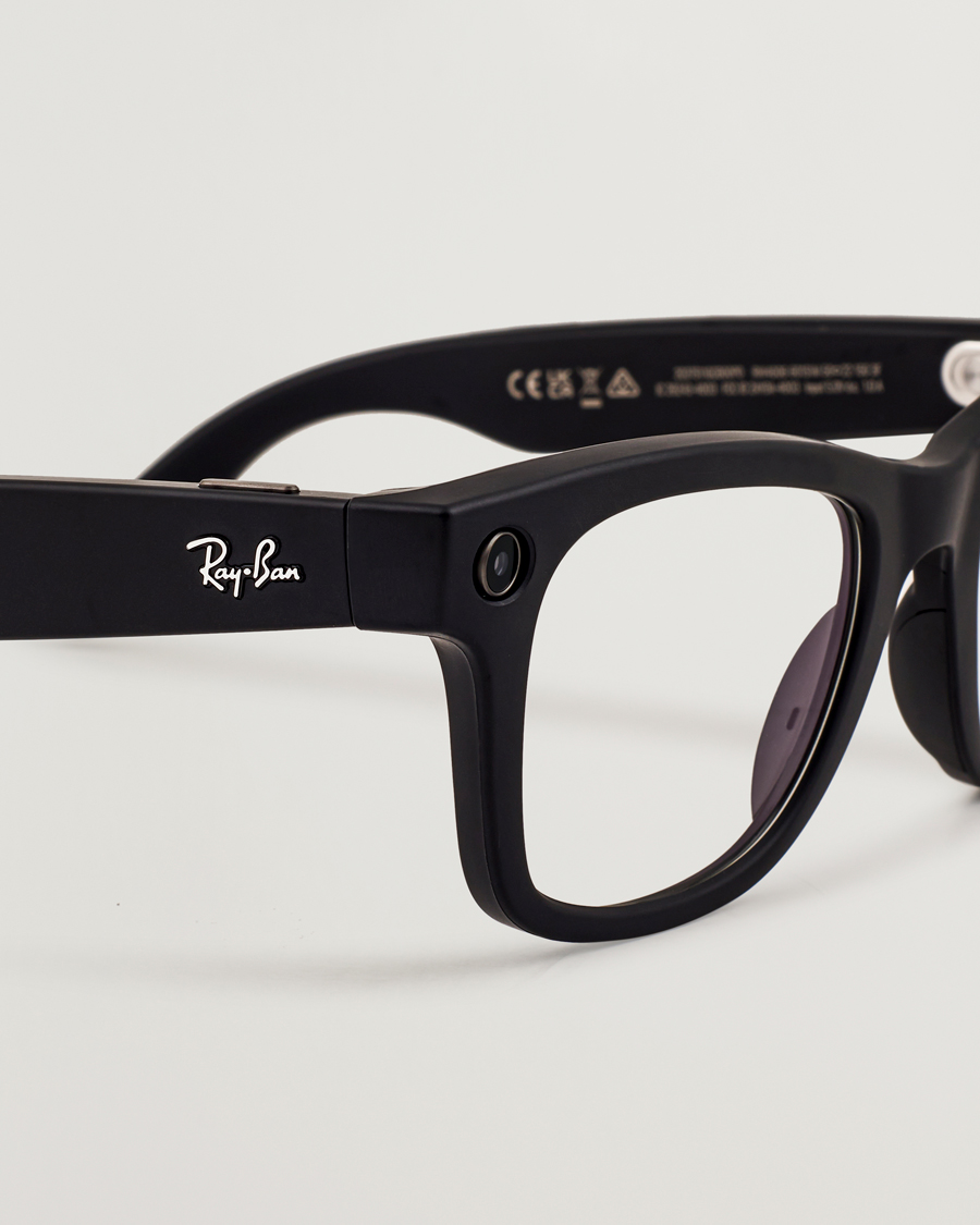 Men | Sunglasses | Ray-Ban | Wayfarer Meta 50 Sunglasses Matte Black