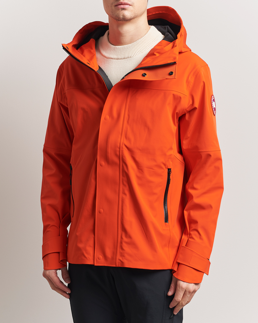 Men | Coats & Jackets | Canada Goose | Rupert Rain Jacket Signal Orange