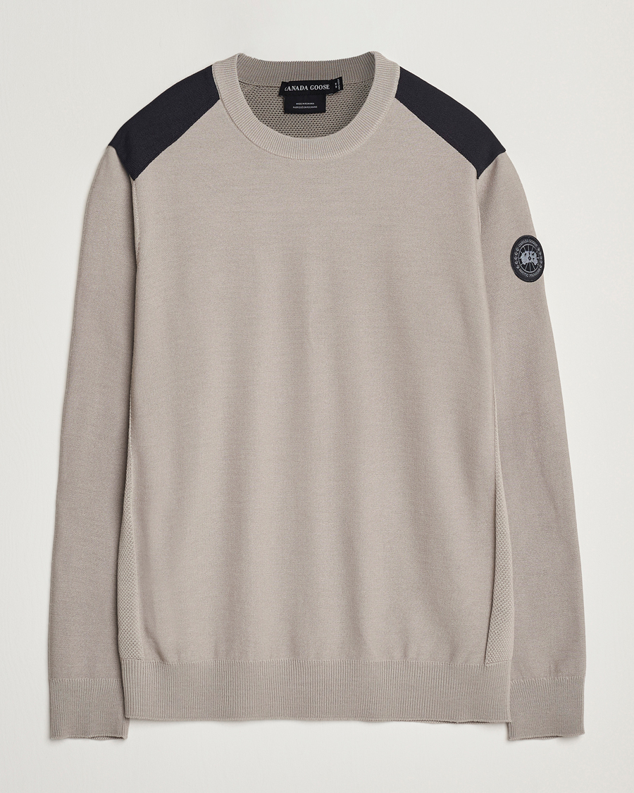 Men | Sweaters & Knitwear | Canada Goose Black Label | Dartmouth Crew Neck Sweater Limestone