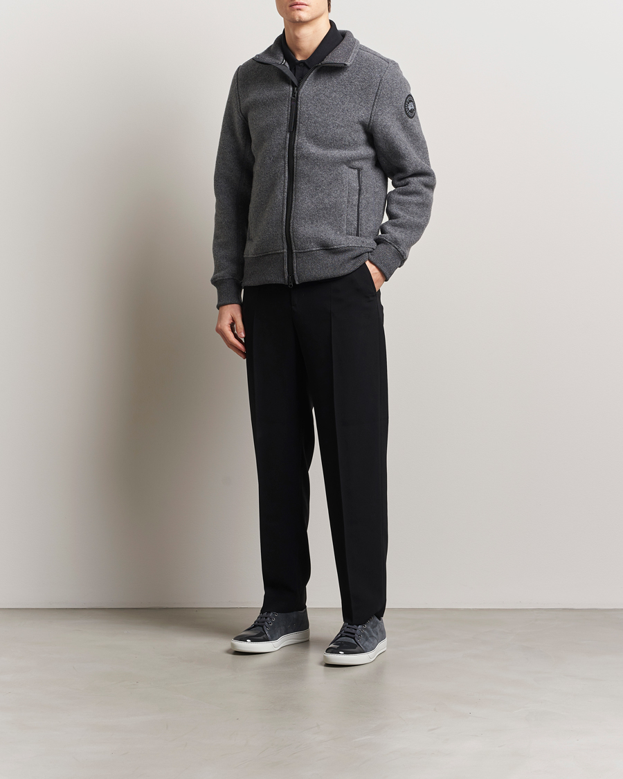 Men | Coats & Jackets | Canada Goose Black Label | Lawson Fleece Jacket Quarry Grey