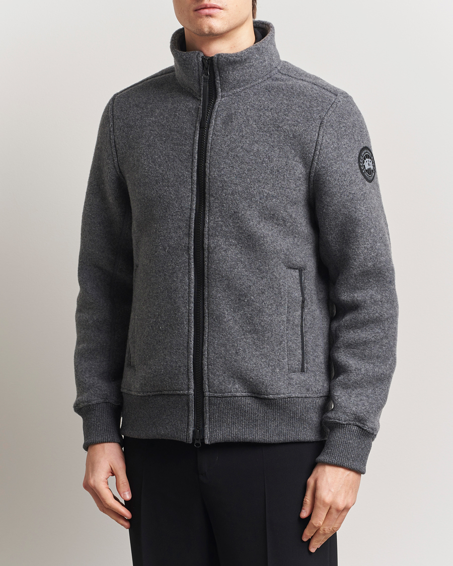 Men | Coats & Jackets | Canada Goose Black Label | Lawson Fleece Jacket Quarry Grey