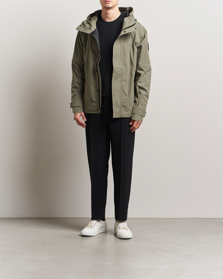 Men | Coats & Jackets | Canada Goose Black Label | Rupert Rain Jacket Smokey Sage