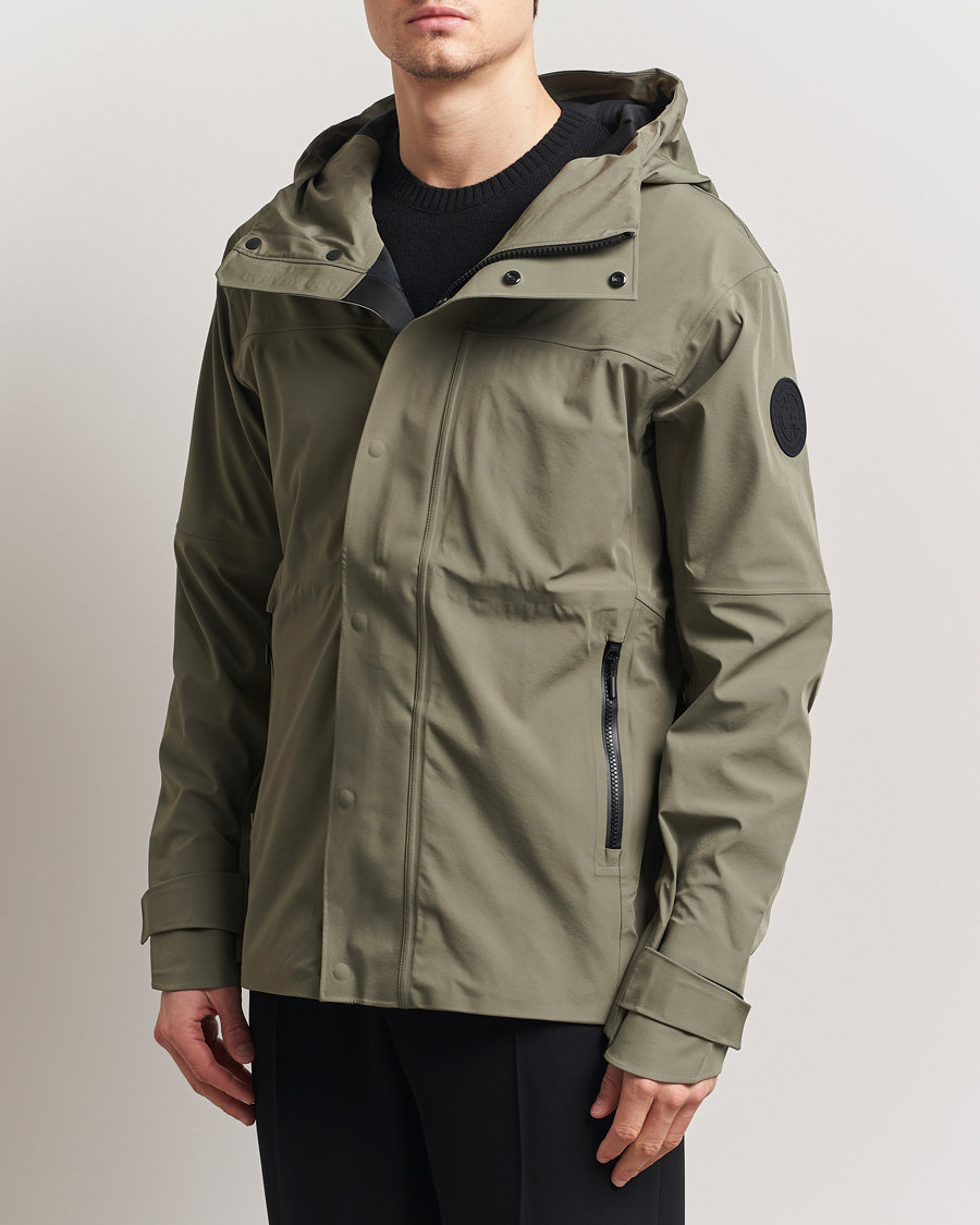 Men | Coats & Jackets | Canada Goose Black Label | Rupert Rain Jacket Smokey Sage