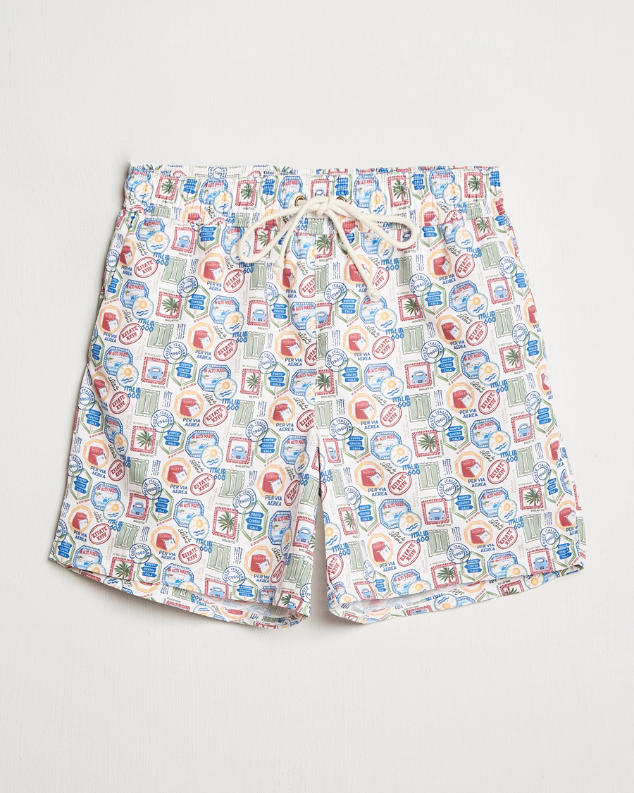 Men | Swimwear | Ripa Ripa | Printed Swimshorts Off White