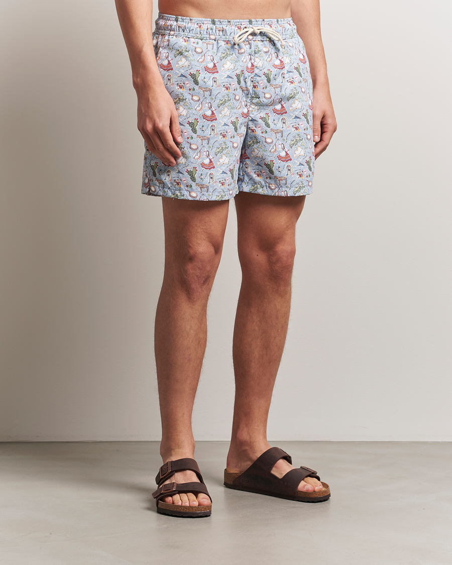 Men | Swimwear | Ripa Ripa | Printed Swimshorts Blue