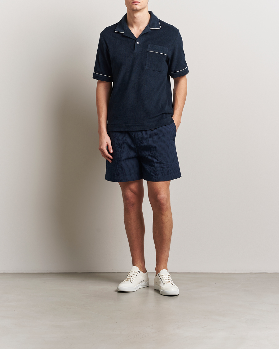 Men | Shorts | Moncler | Drawstring Shorts Navy