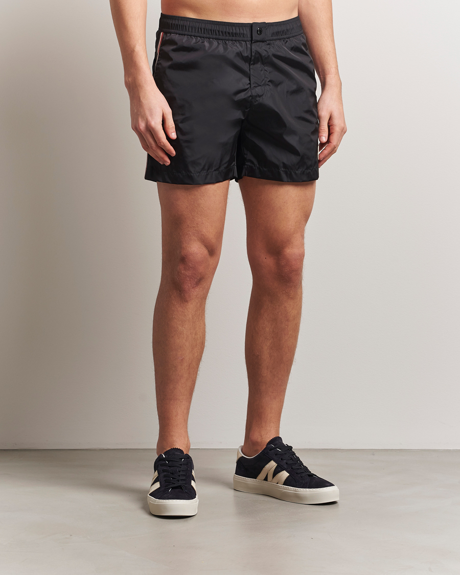 Men | Swimwear | Moncler | Nylon Swim Shorts Black