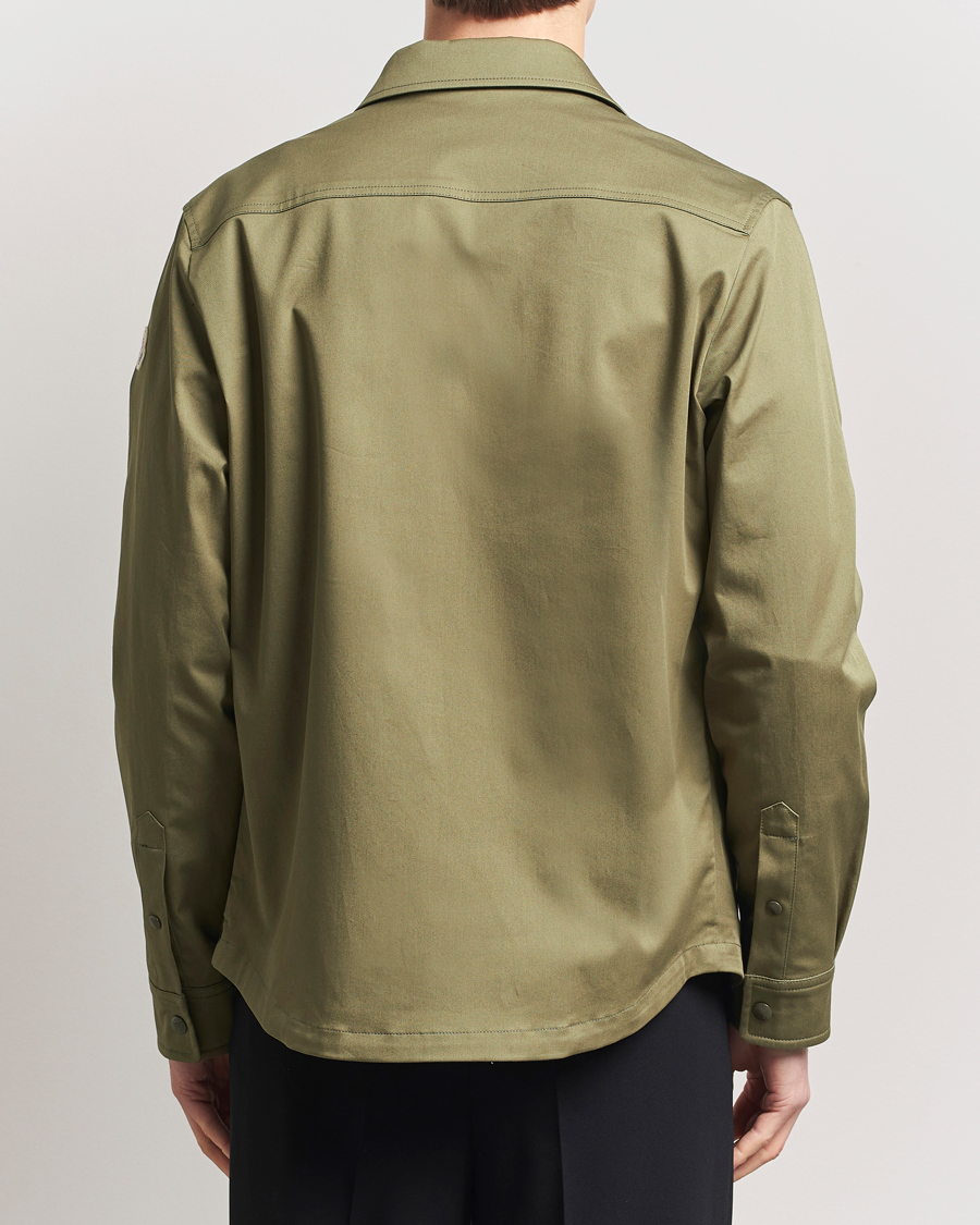 Men | Shirts | Moncler | Cotton Overshirt Olive