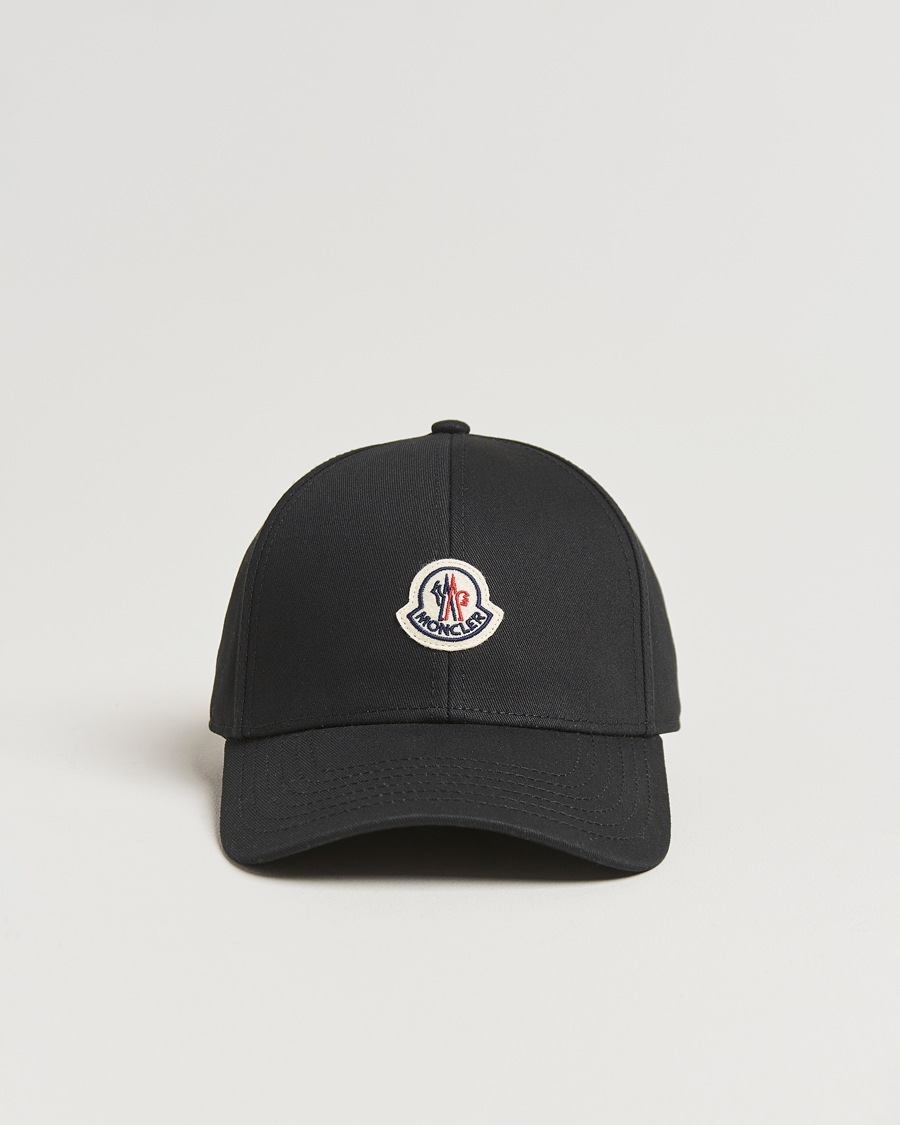 Men | Hats & Caps | Moncler | Logo Baseball Cap Black