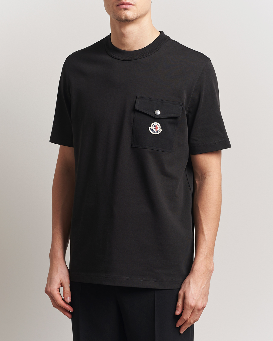 Men | T-Shirts | Moncler | Chest Pocket T-Shirt Black