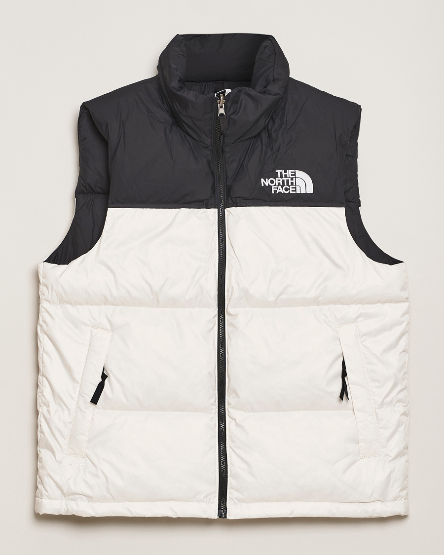 Men | Gilets | The North Face | 1996 Retro Nuptse Vest White Dune/Black