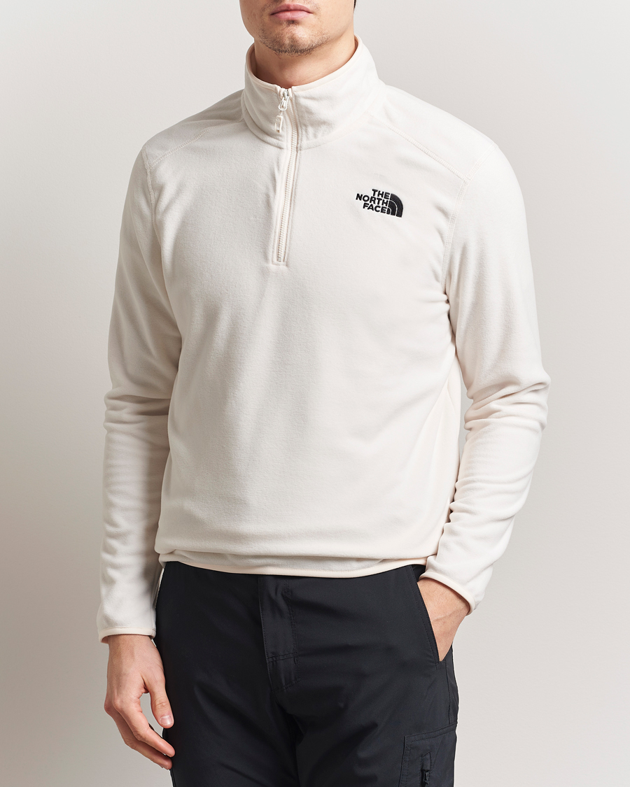 Men | Sweaters & Knitwear | The North Face | Glacier 1/4 Zip Fleece White Dune