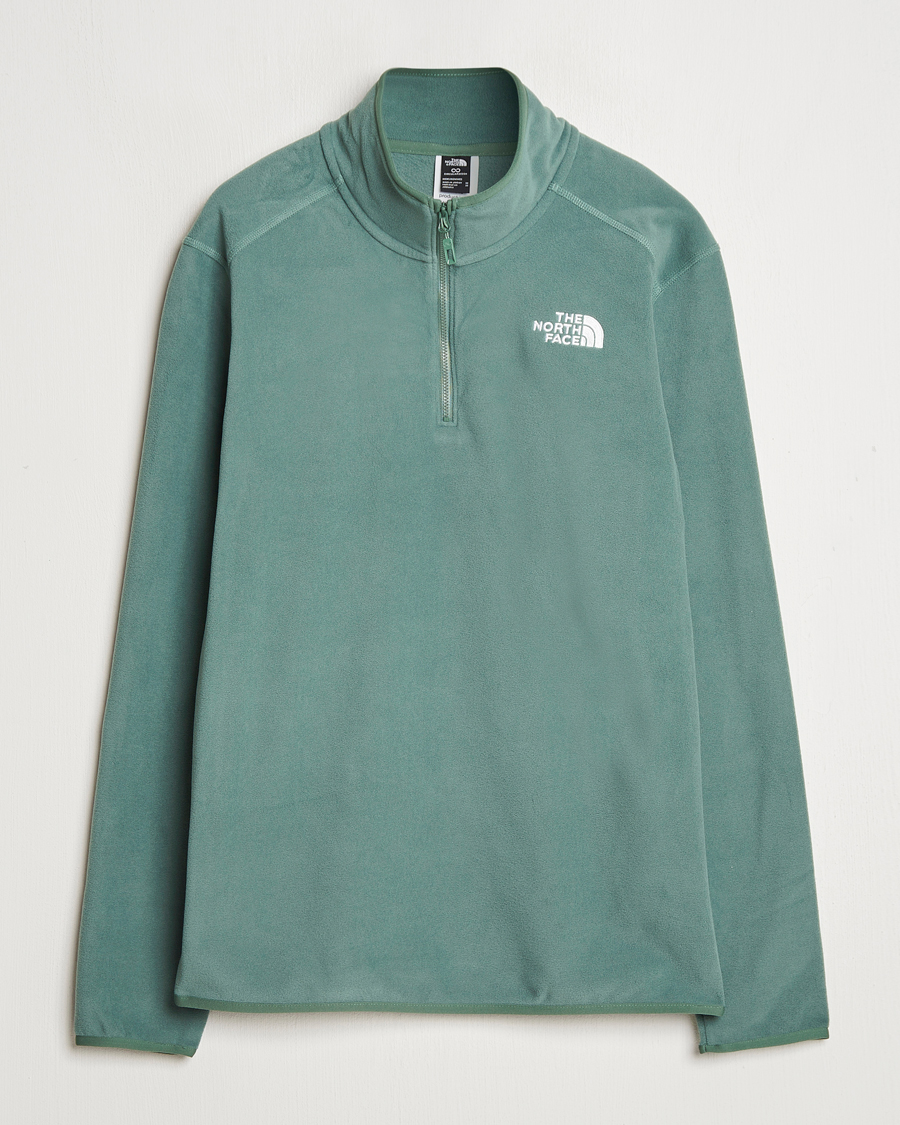 Men | Sweaters & Knitwear | The North Face | Glacier 1/4 Zip Fleece Duck Green
