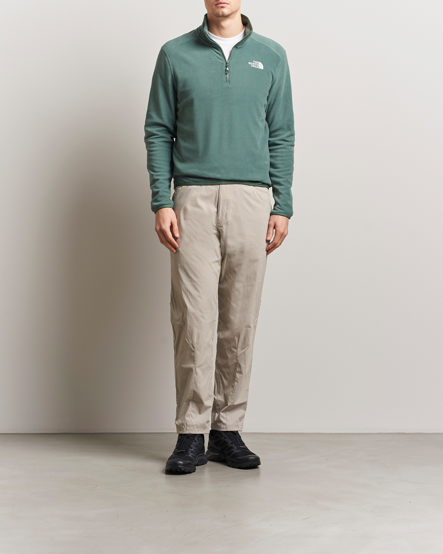 Men | Sweaters & Knitwear | The North Face | Glacier 1/4 Zip Fleece Duck Green