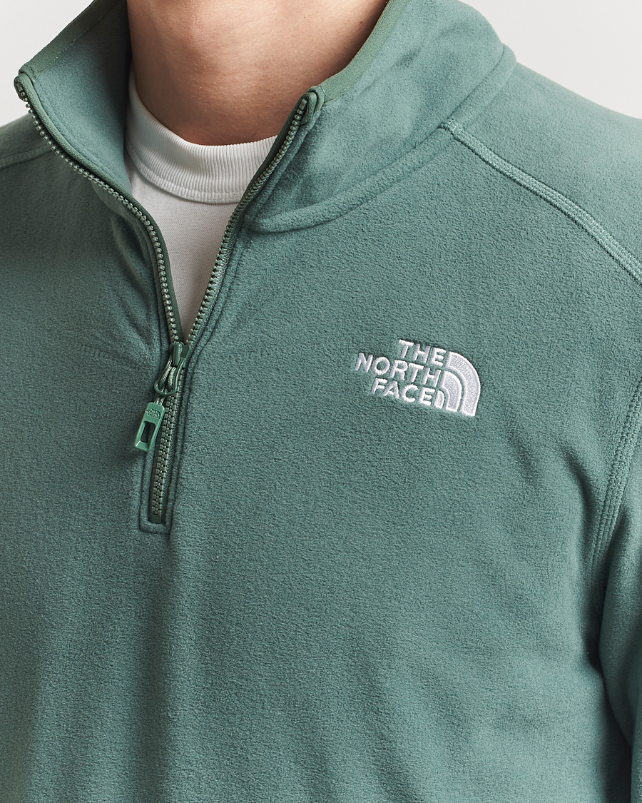 Men | Sweaters & Knitwear | The North Face | Glacier 1/4 Zip Fleece Duck Green