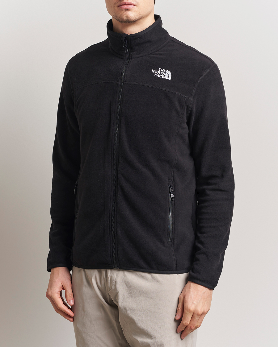 Men | Sweaters & Knitwear | The North Face | Glacier Full Zip Fleece Black