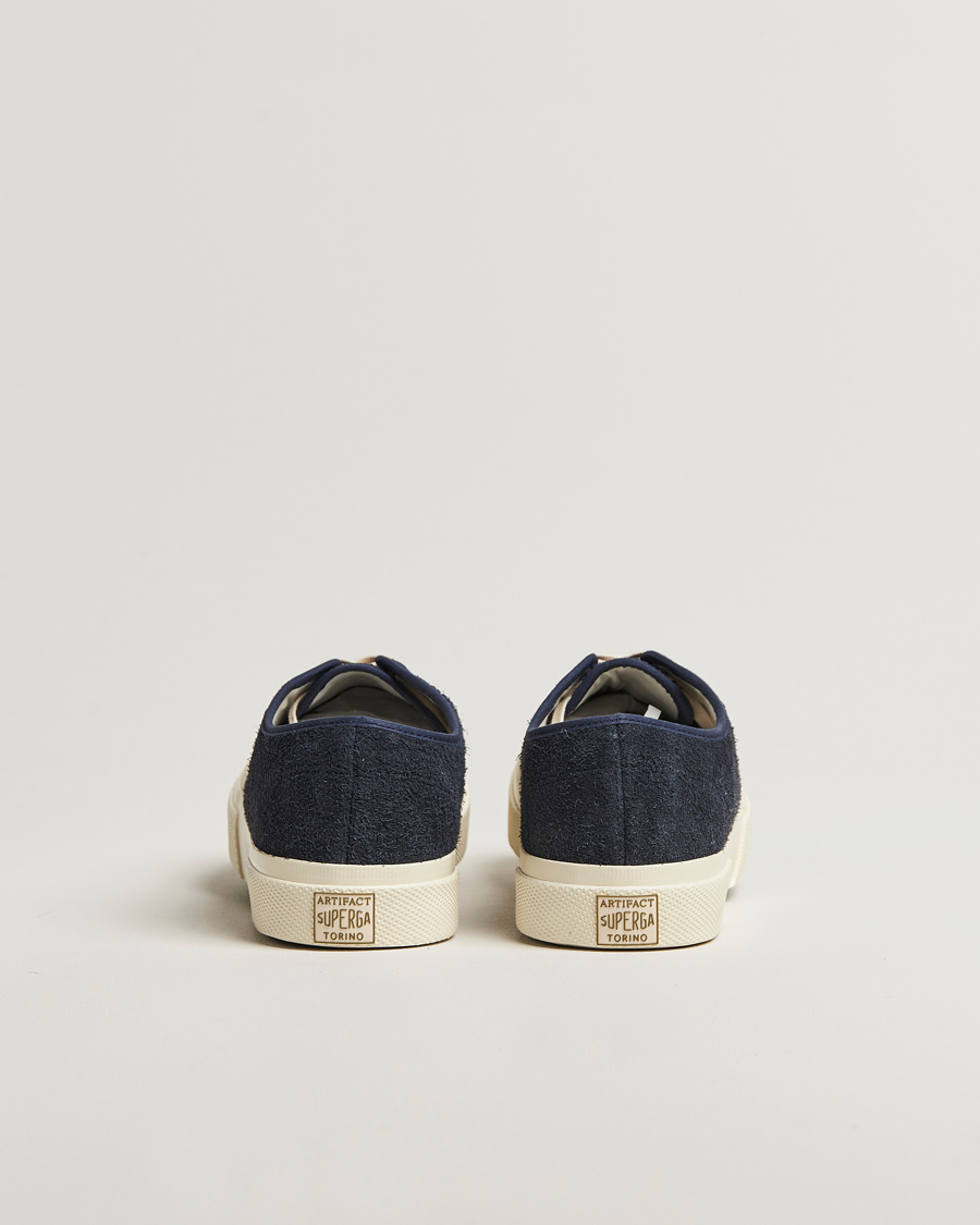 Men | Sneakers | Superga | 2432 Works Hairy Suede Navy