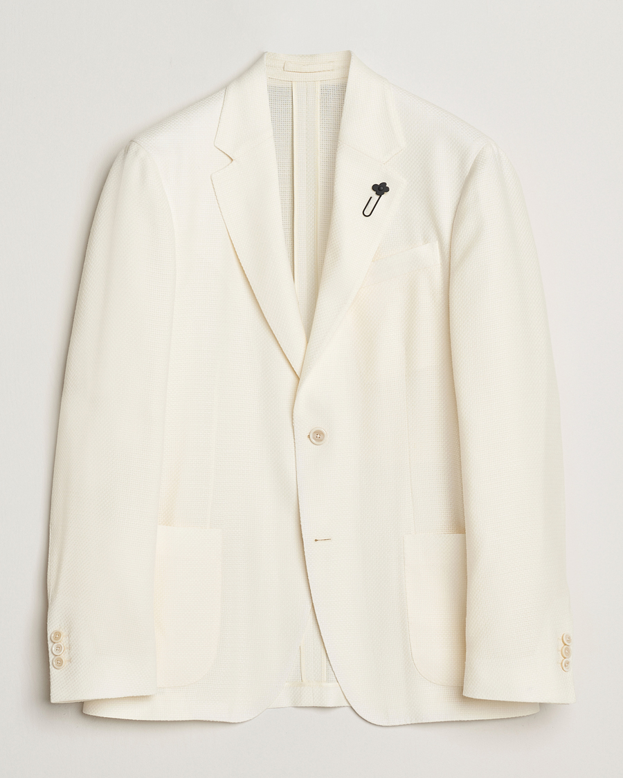 Men | Blazers | Lardini | Wool/Linen/Silk Blazer Beige