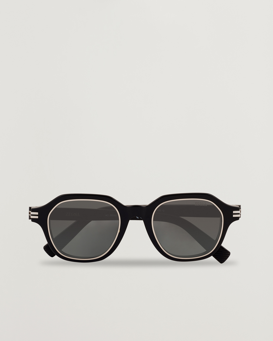Men | Sunglasses | Zegna | EZ0250 Sunglasses Black