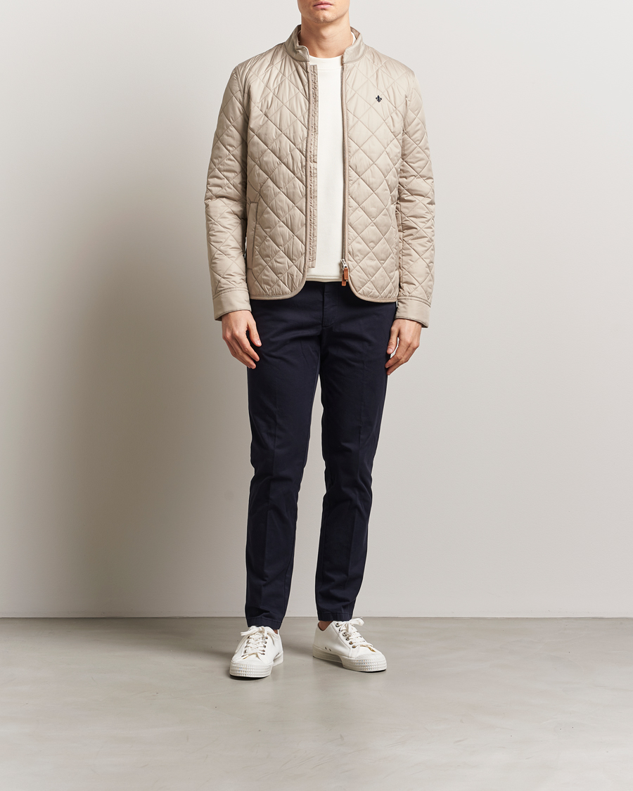 Men | Coats & Jackets | Morris | Teddy Quilted Jacket Beige