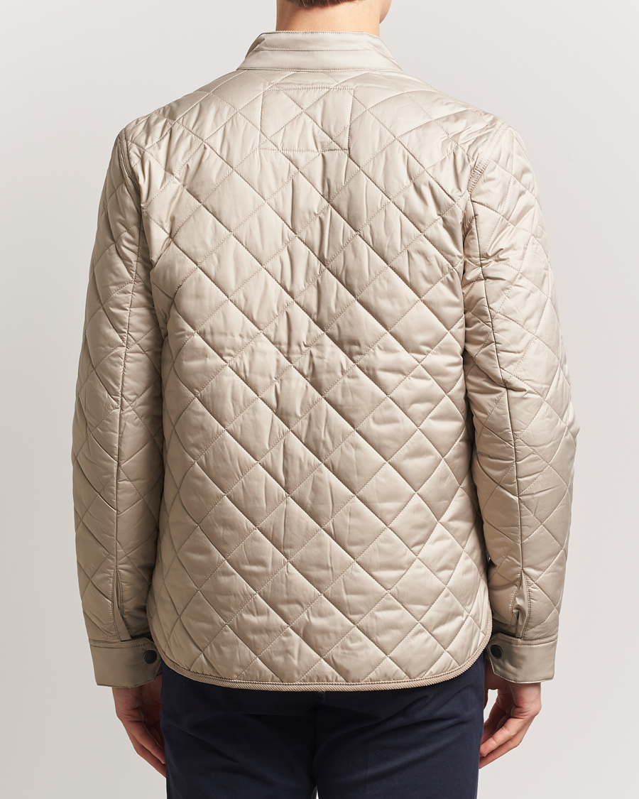 Men | Coats & Jackets | Morris | Teddy Quilted Jacket Beige