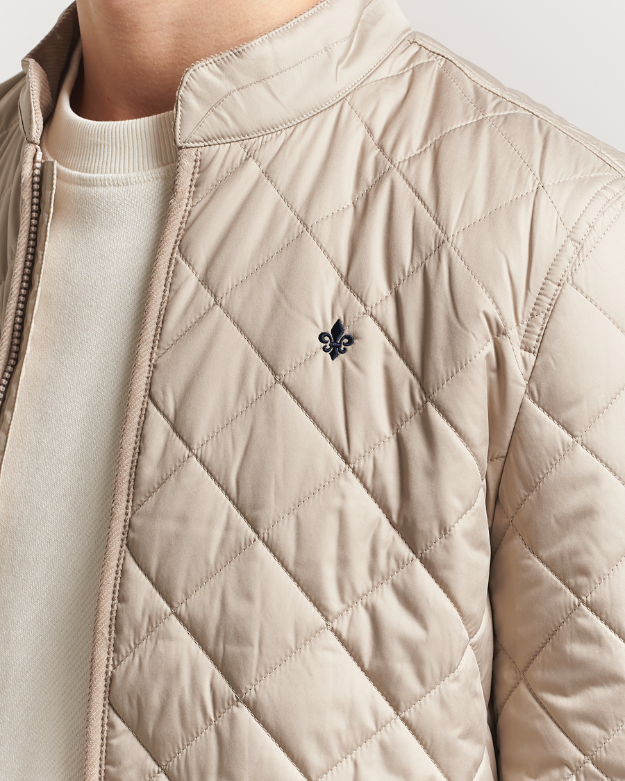 Men | Coats & Jackets | Morris | Teddy Quilted Jacket Beige
