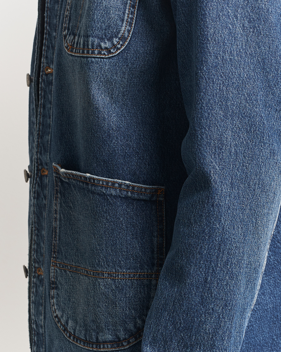 Men | Shirts | Morris | Denim Shirt Jacket Blue