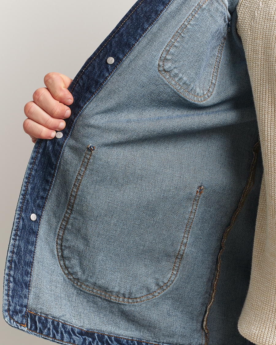 Men | Shirts | Morris | Denim Shirt Jacket Blue