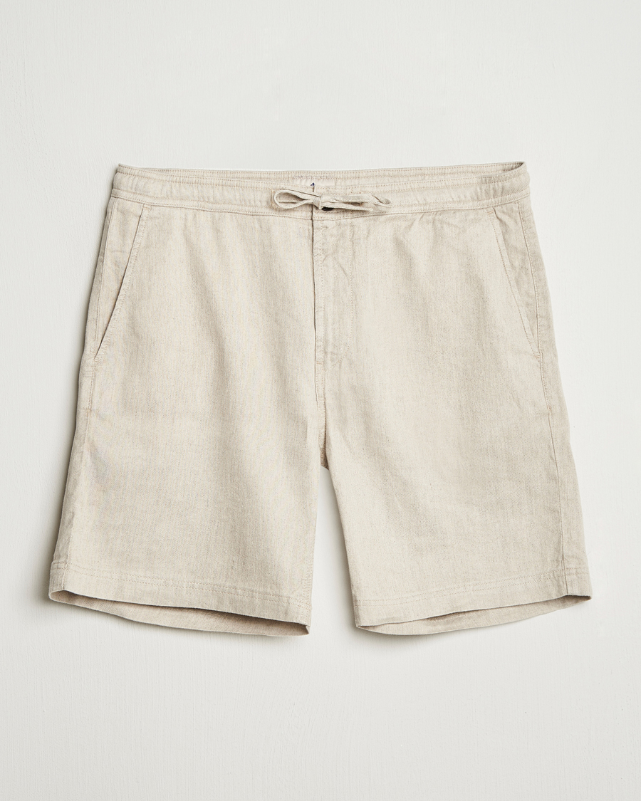 Men | Shorts | Morris | Fenix Linen/Cotton Shorts Beige