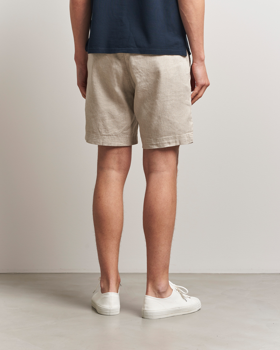 Men | Shorts | Morris | Fenix Linen/Cotton Shorts Beige