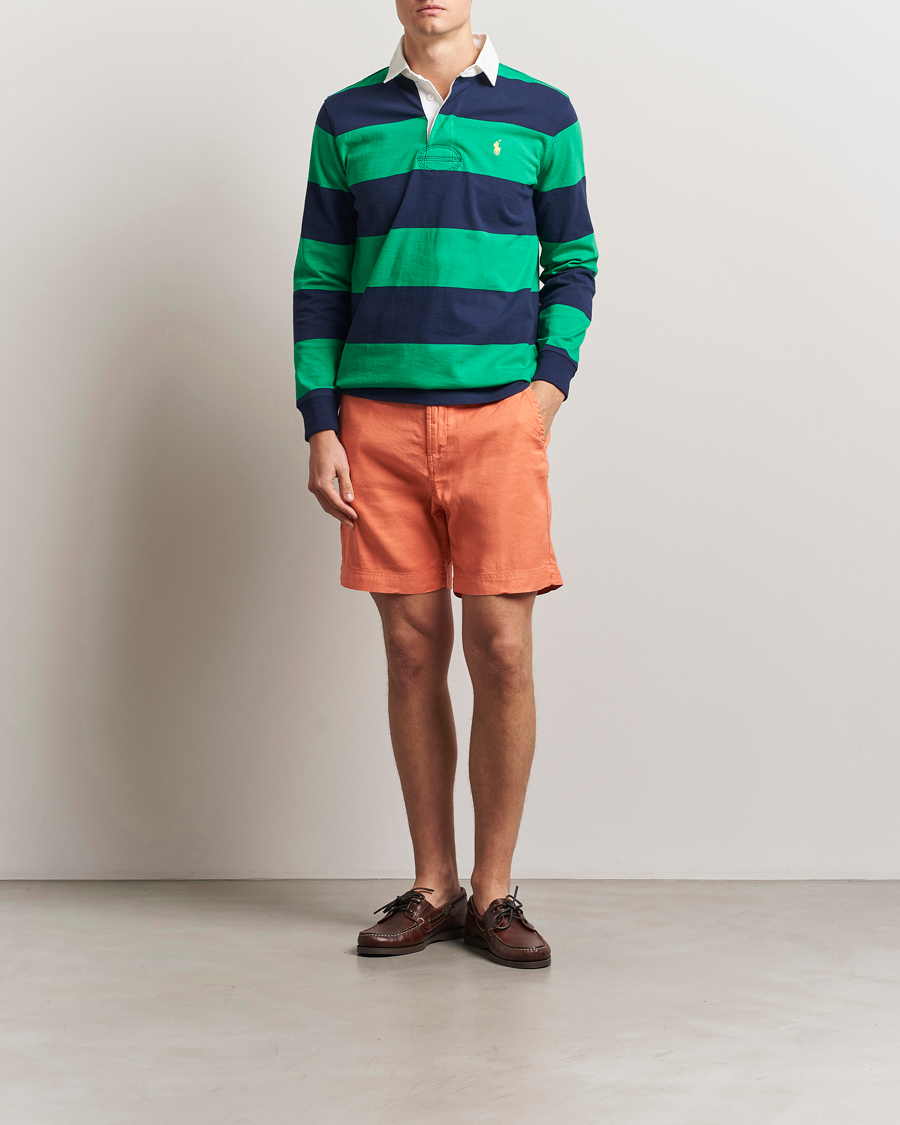 Men | Shorts | Morris | Fenix Linen/Cotton Shorts Orange