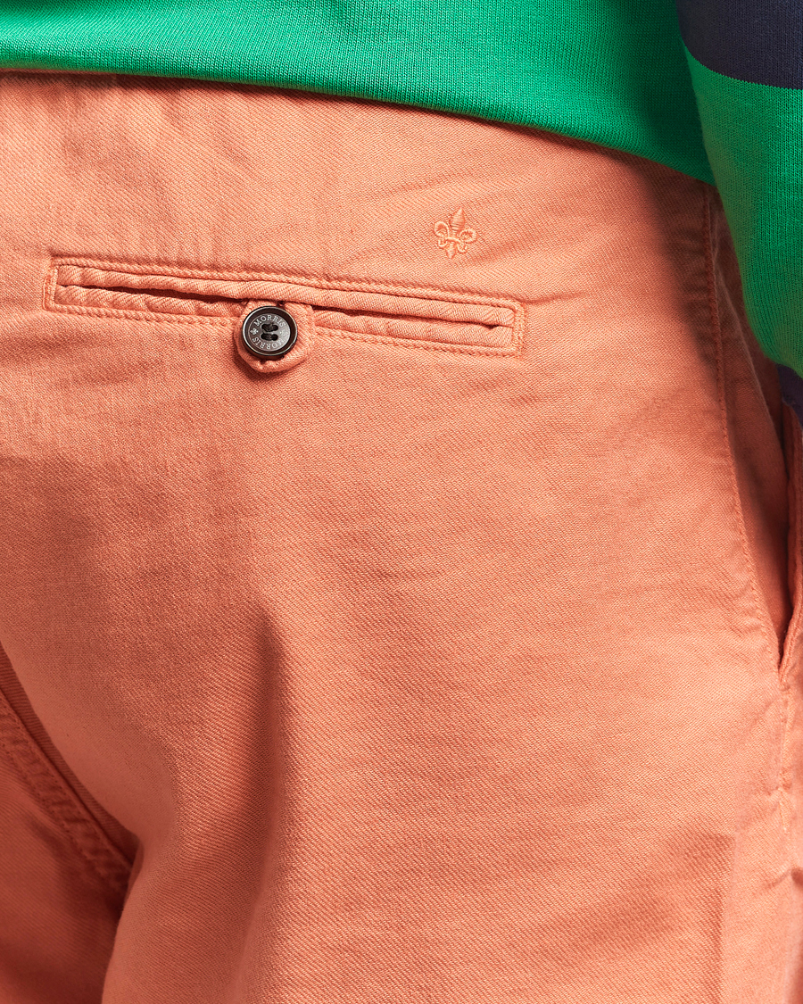 Men | Shorts | Morris | Fenix Linen/Cotton Shorts Orange