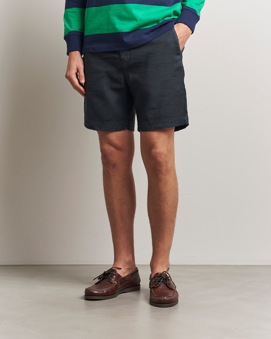 Men | Shorts | Morris | Fenix Linen/Cotton Shorts Blue