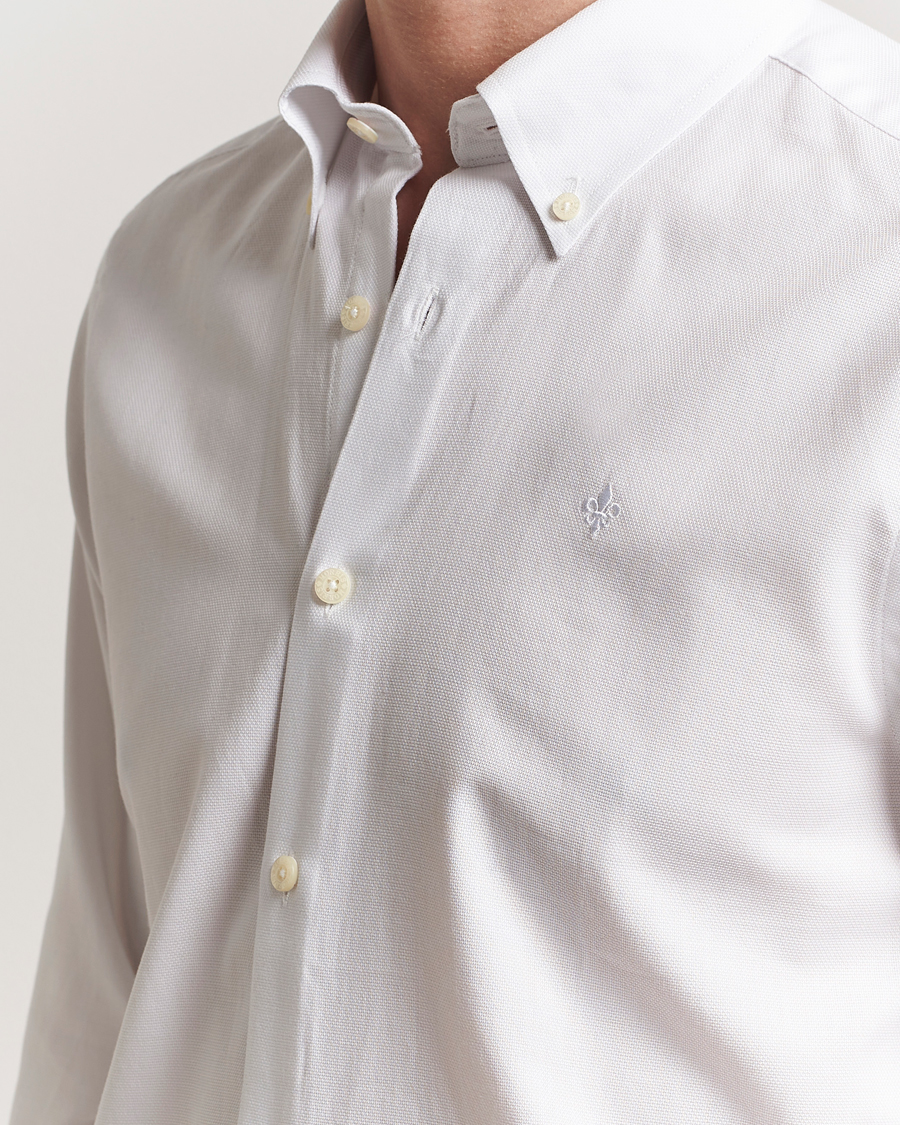 Men | Shirts | Morris | Slim Fit Structured Shirt White