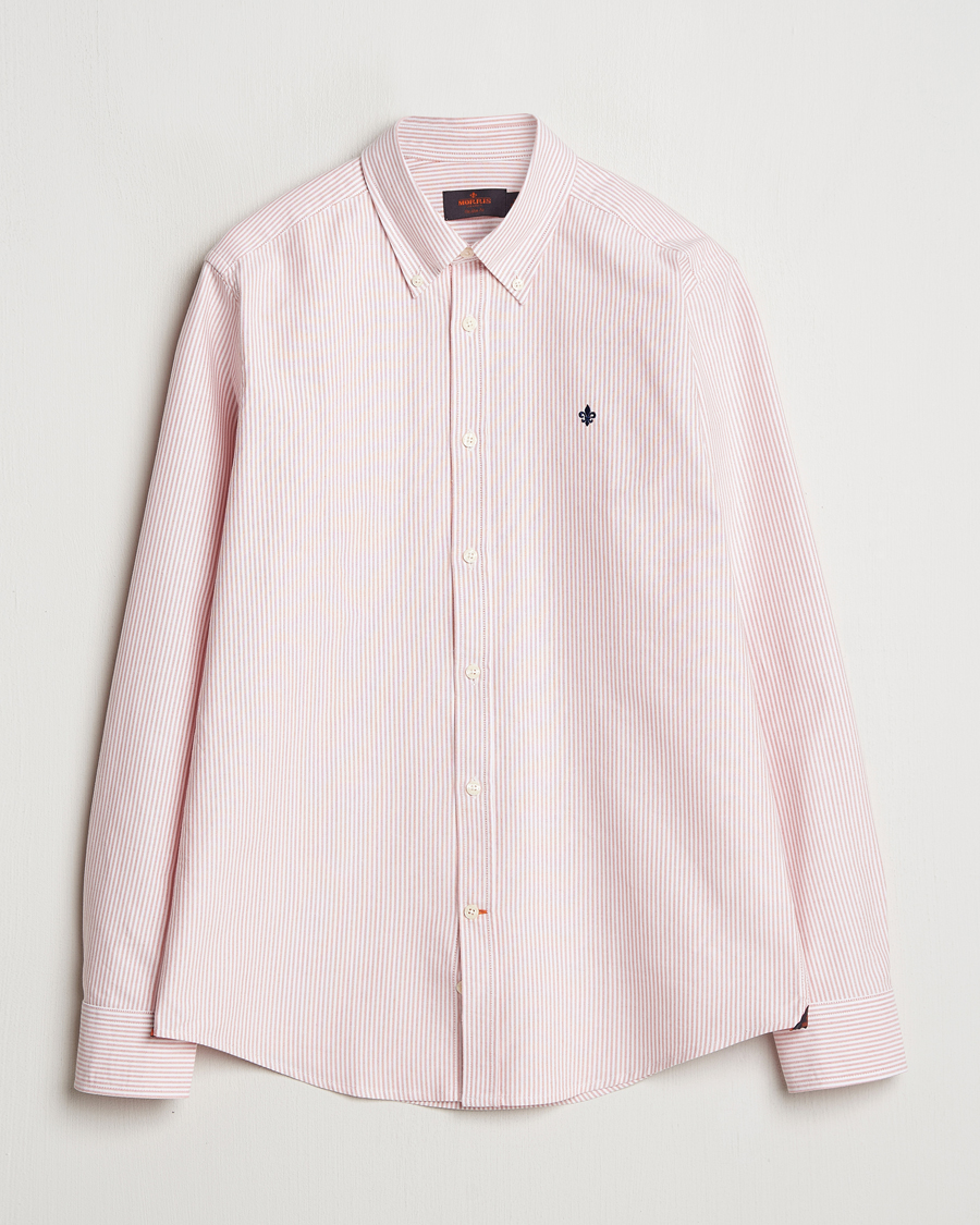 Men | Shirts | Morris | Douglas Striped Oxford Orange