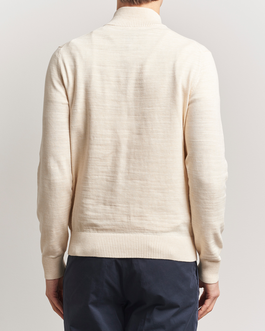 Men | Sweaters & Knitwear | Morris | Randall Half Zip Off White